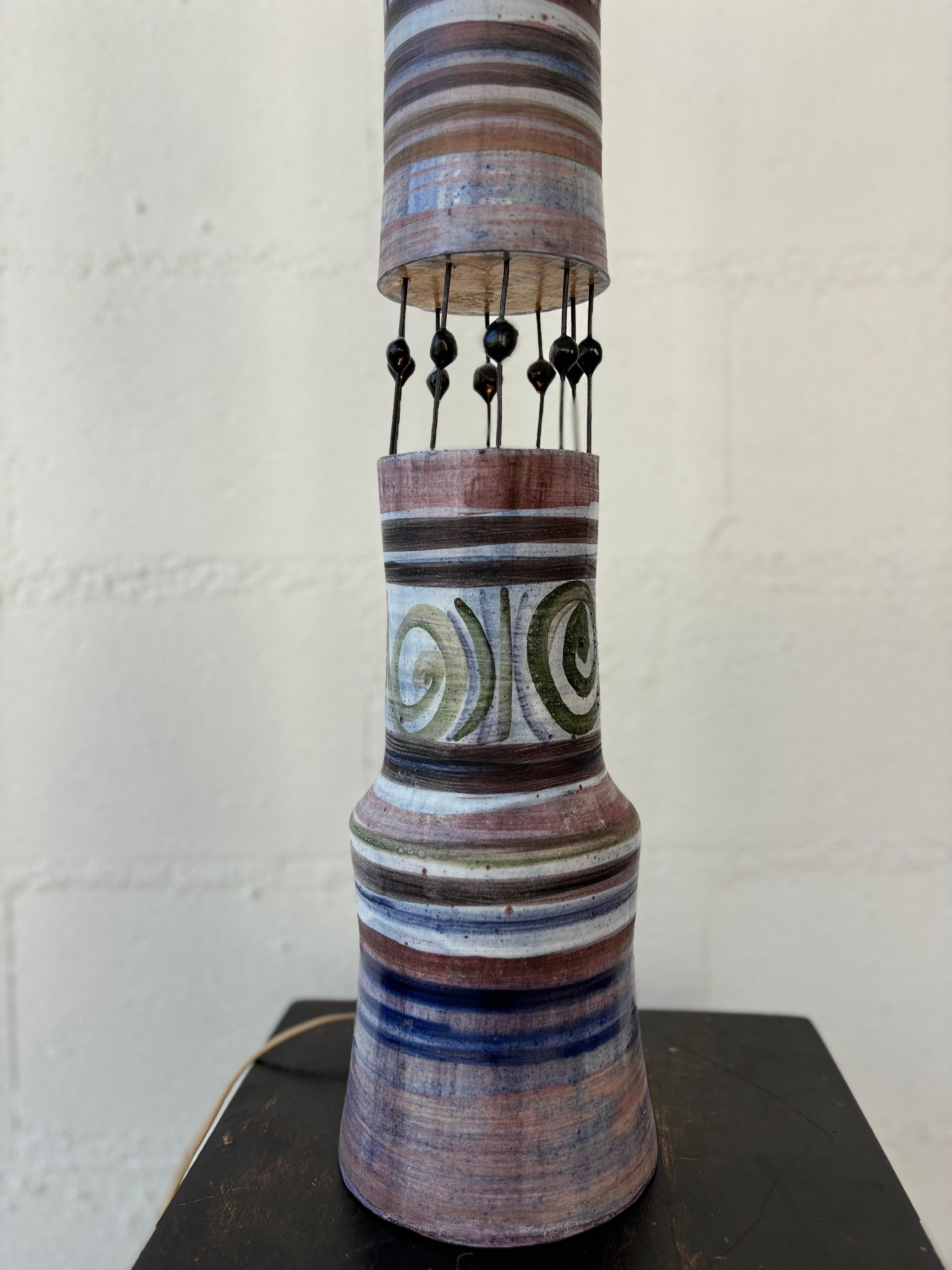 Late 20th Century Nice lamp by Georges Pelletier For Sale