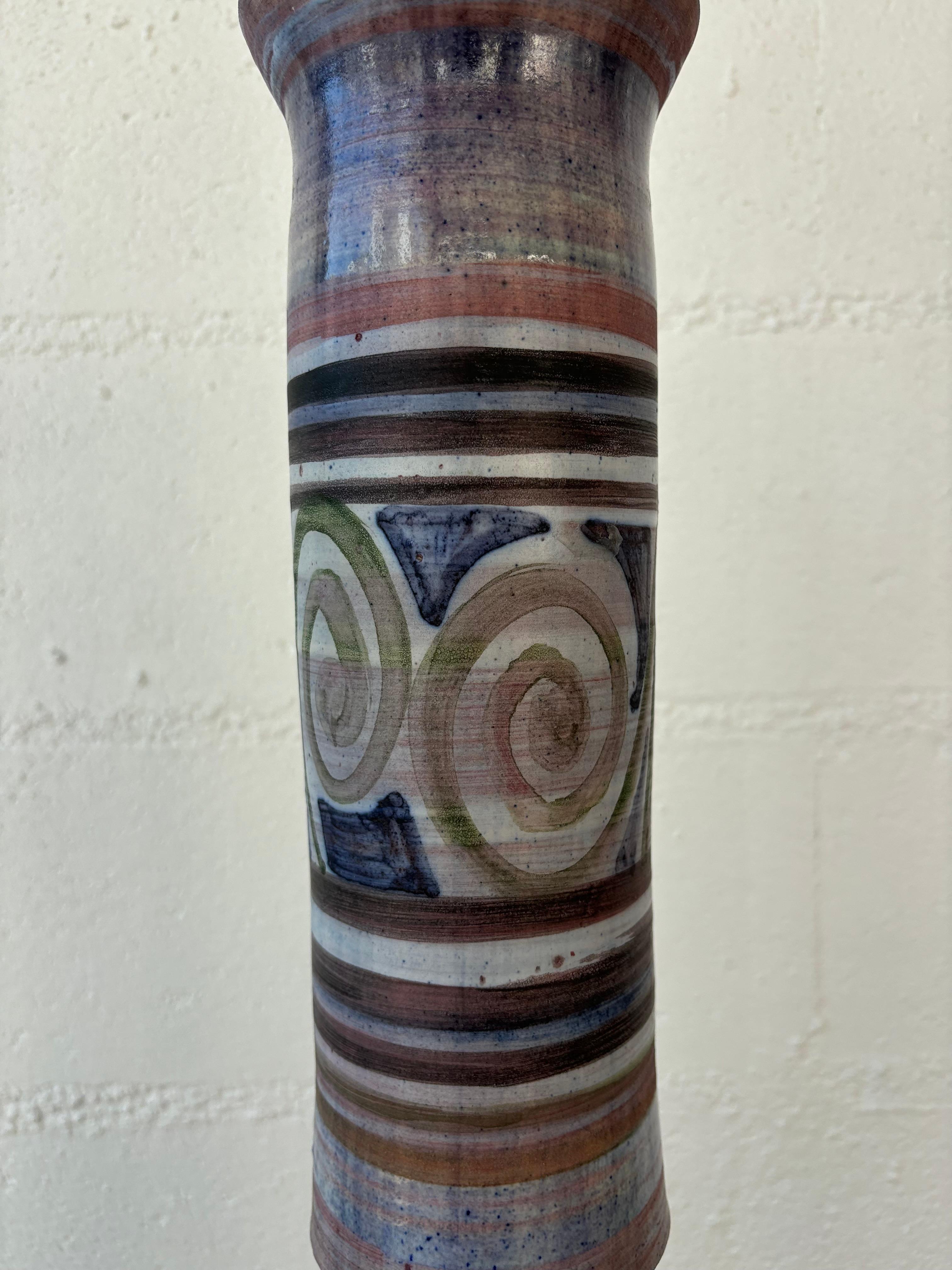 Ceramic Nice lamp by Georges Pelletier For Sale