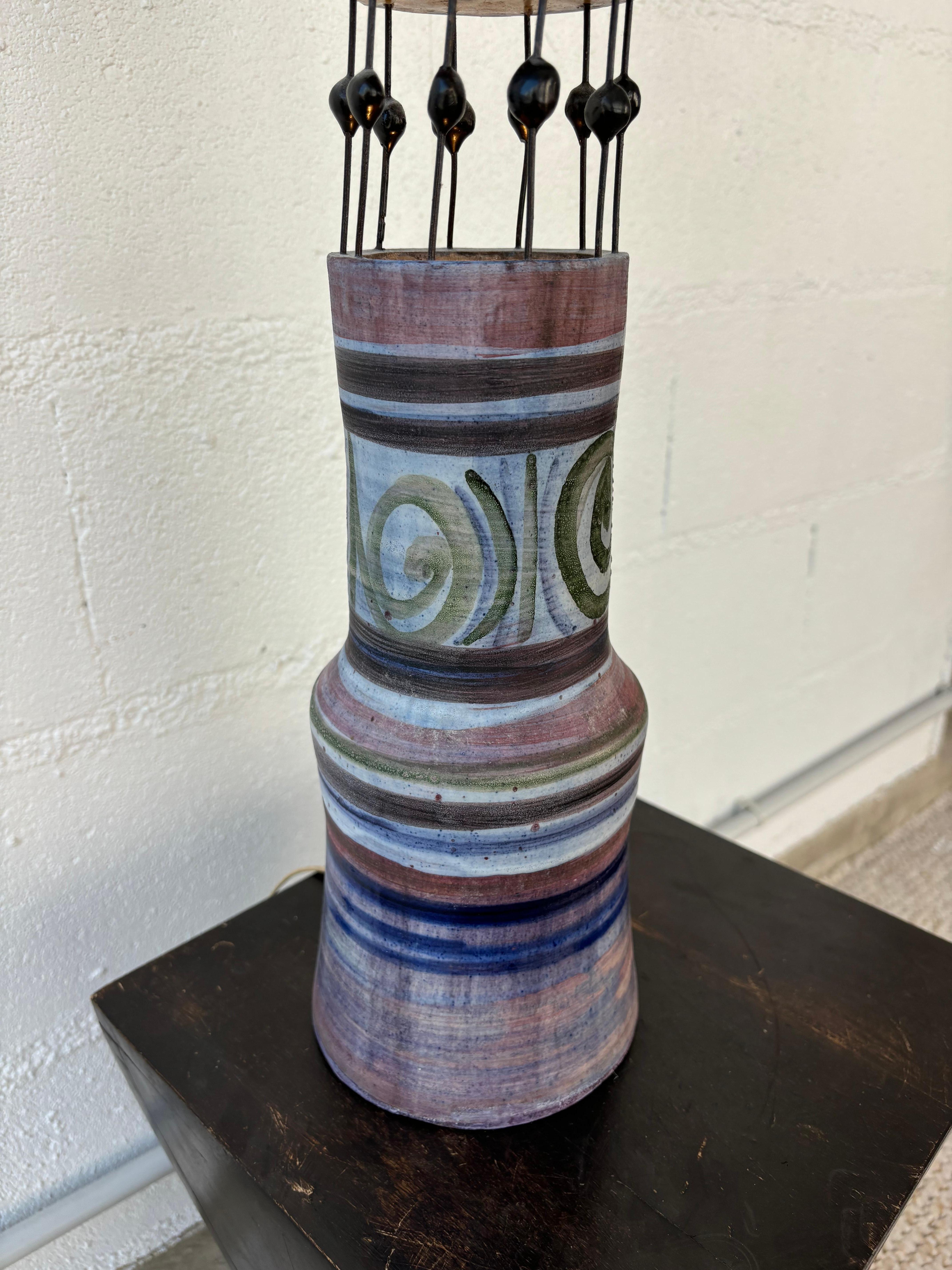 Nice lamp by Georges Pelletier For Sale 2