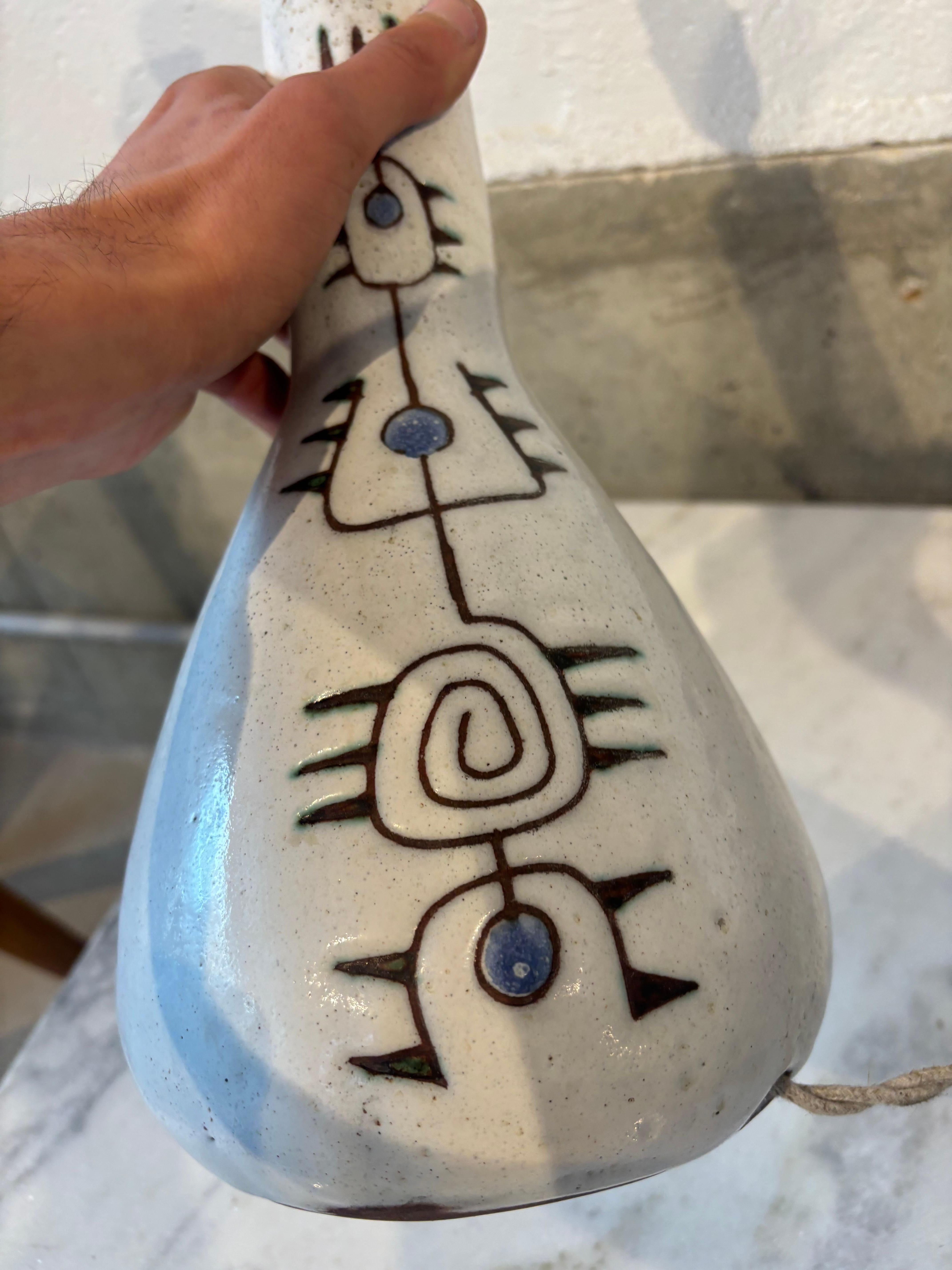 Nice lamp by Jean Rivier For Sale 3