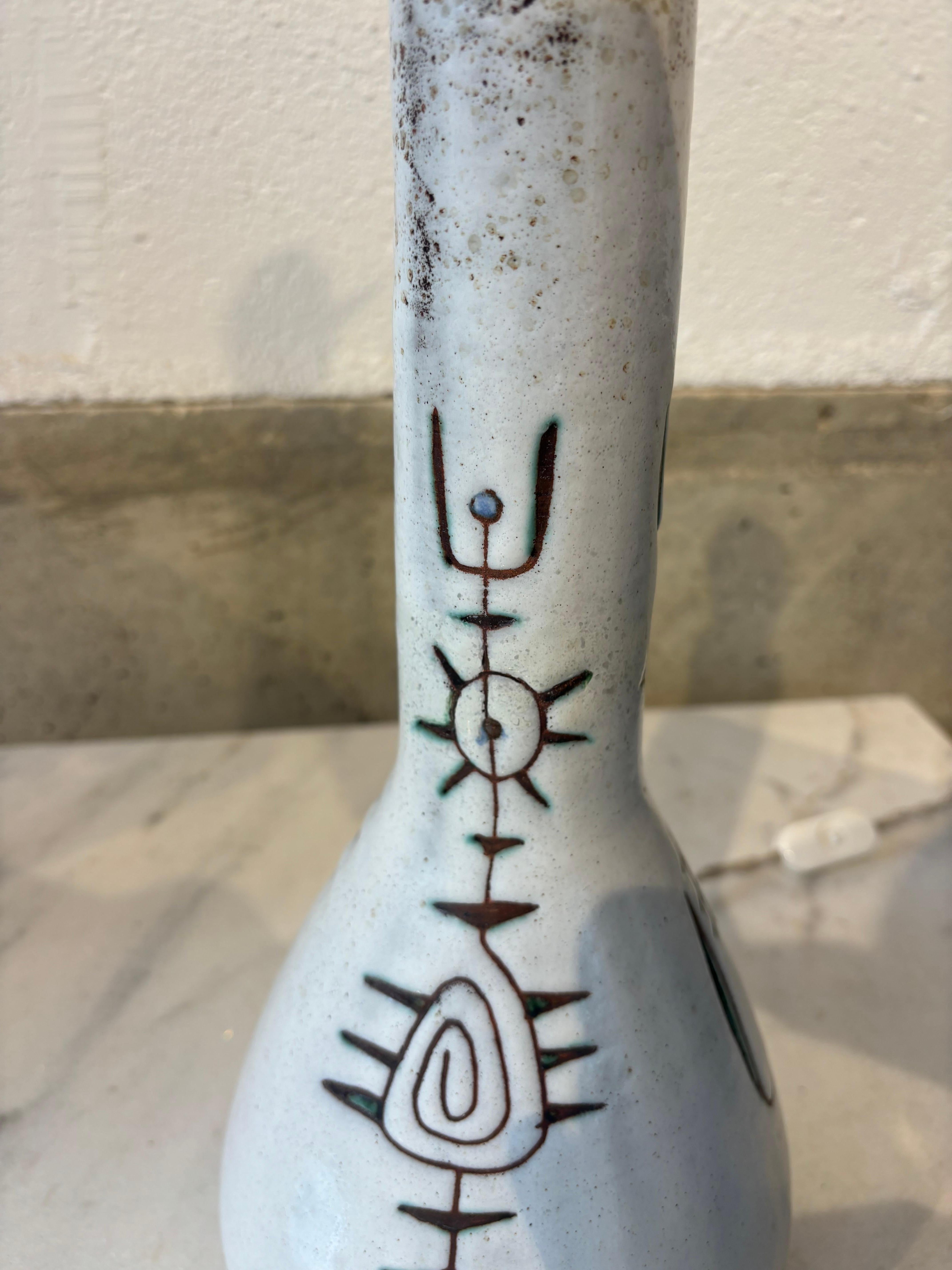 Nice lamp by Jean Rivier For Sale 5