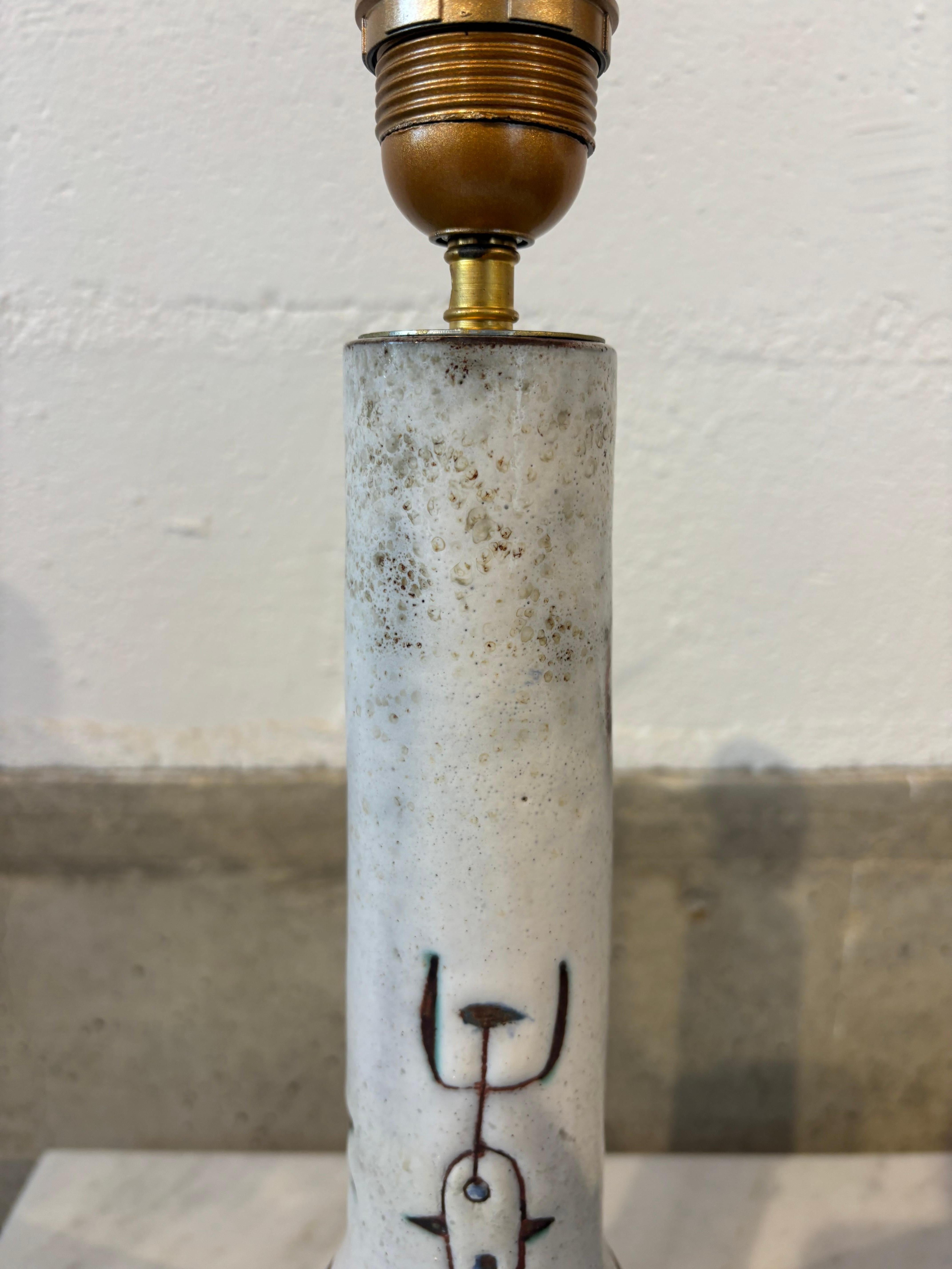 Nice lamp by Jean Rivier For Sale 9