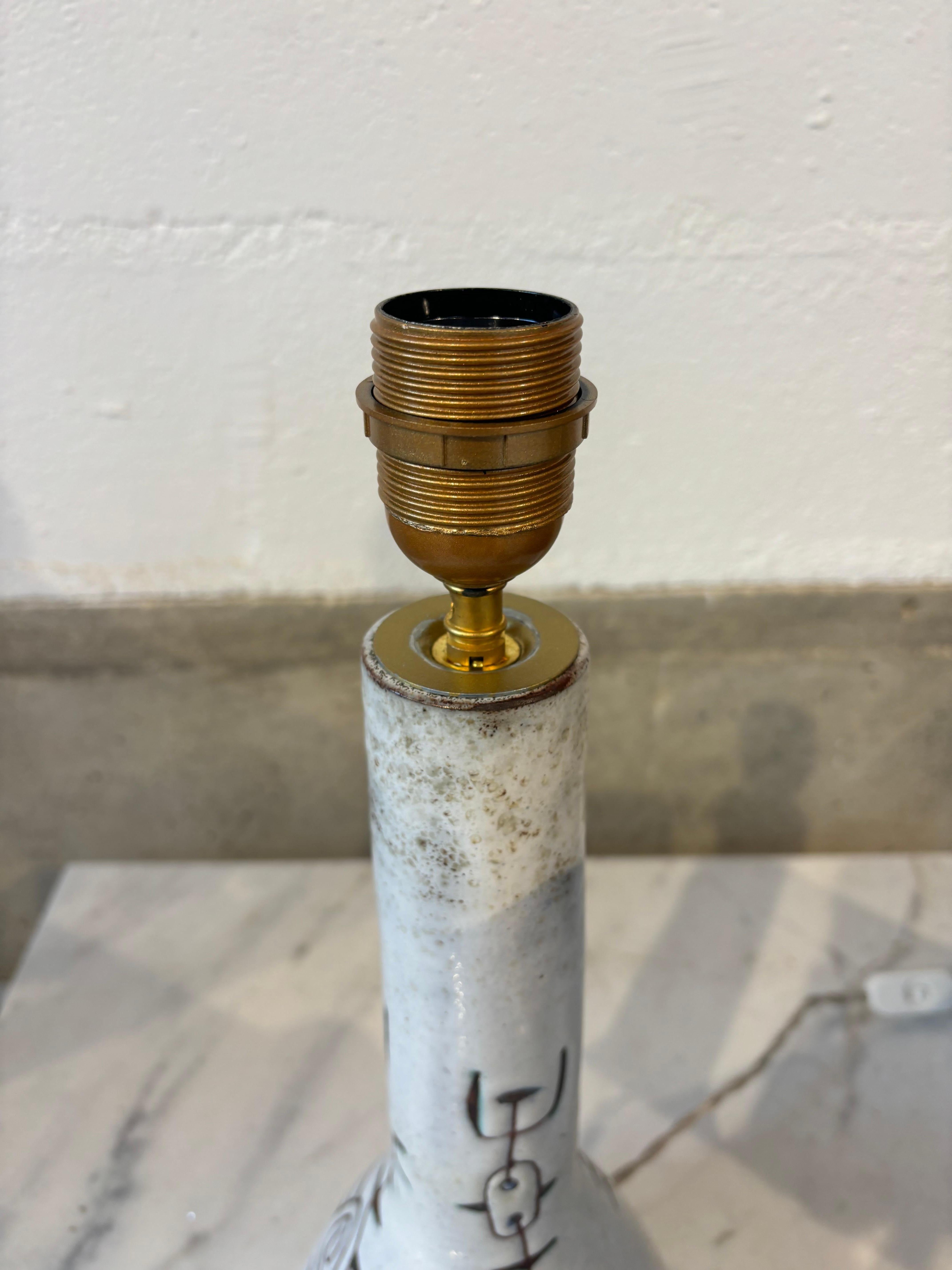 Nice lamp by Jean Rivier For Sale 12