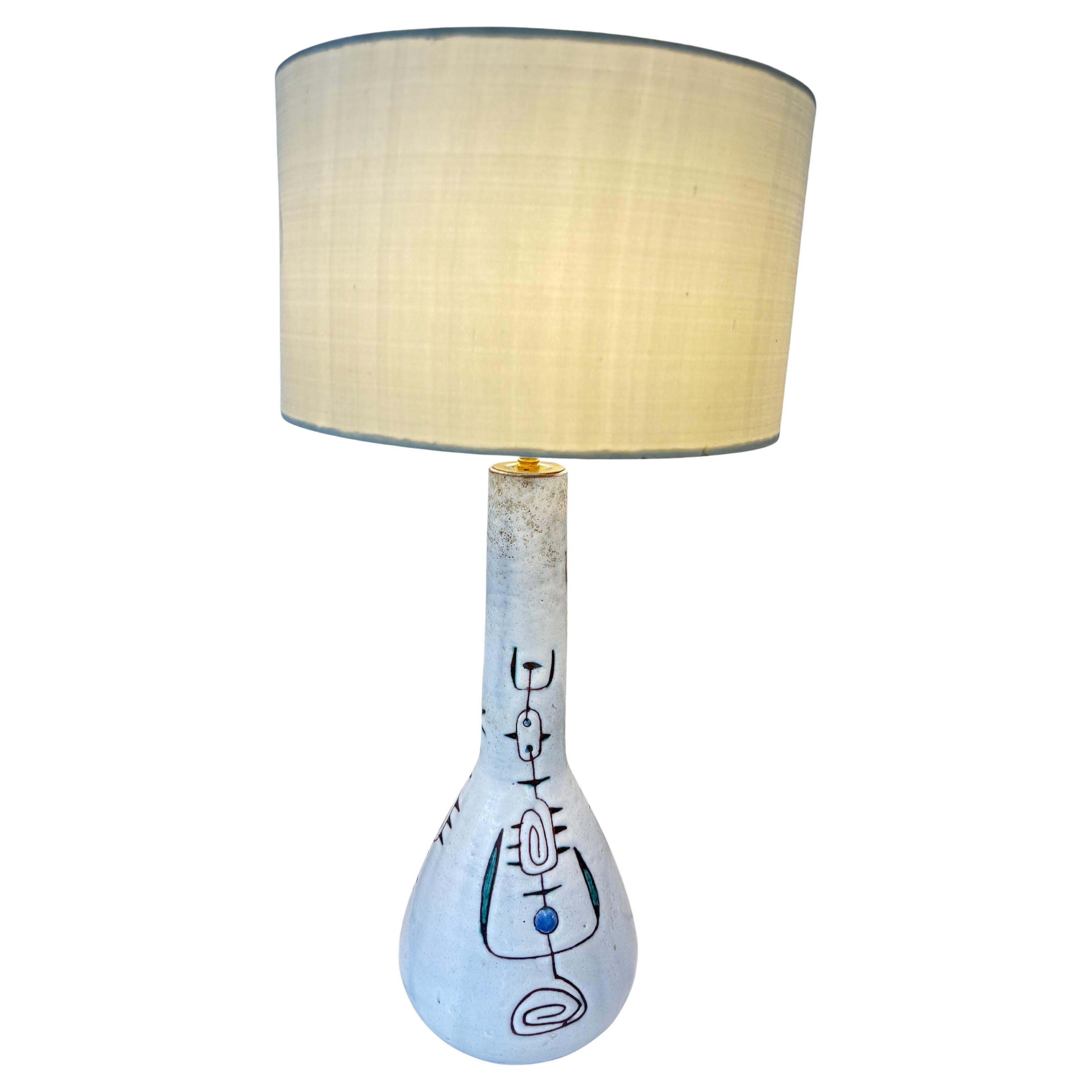 Nice lamp by Jean Rivier For Sale