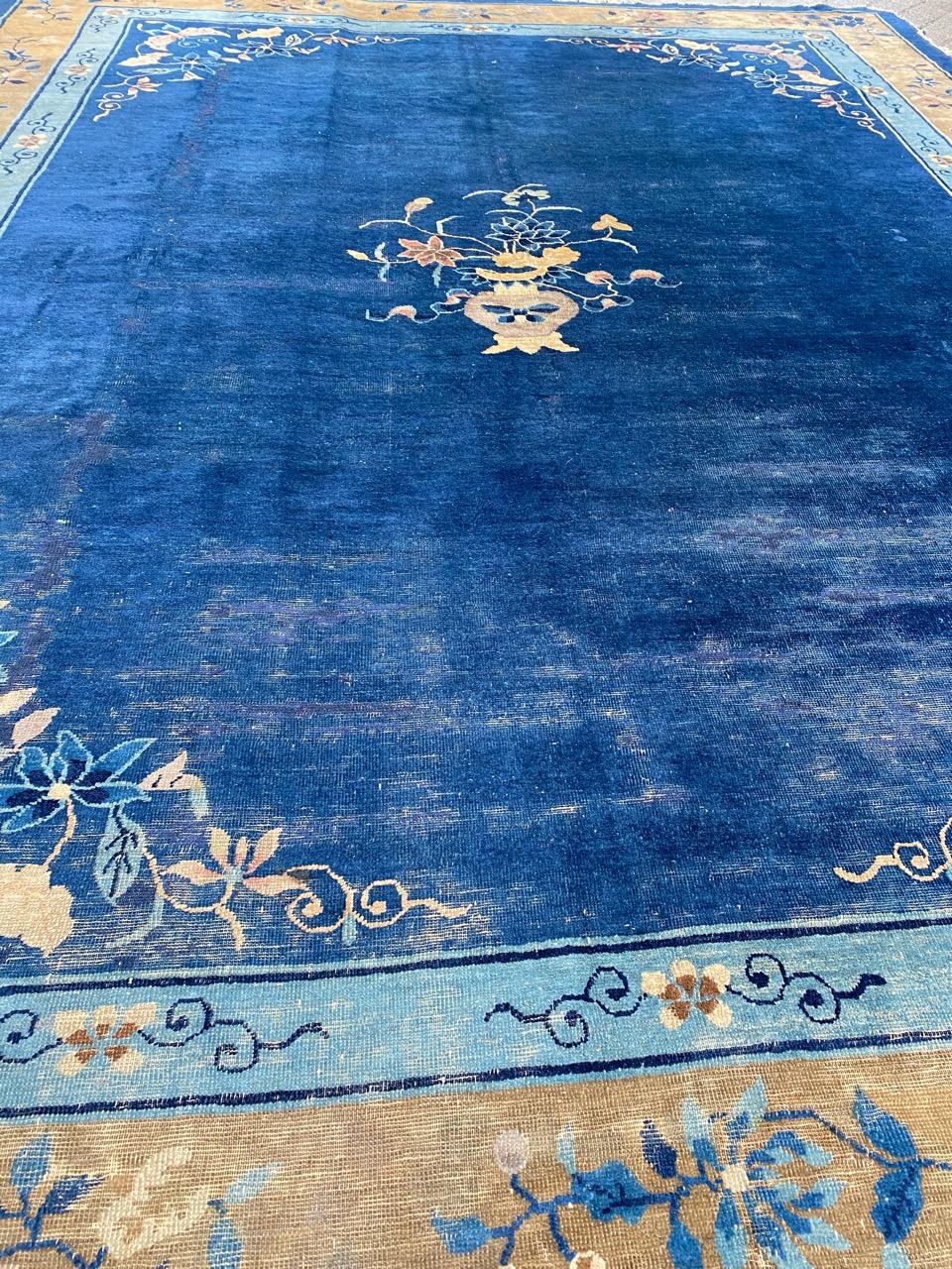 Bobyrug’s Nice Large Antique Chinese Rug 3