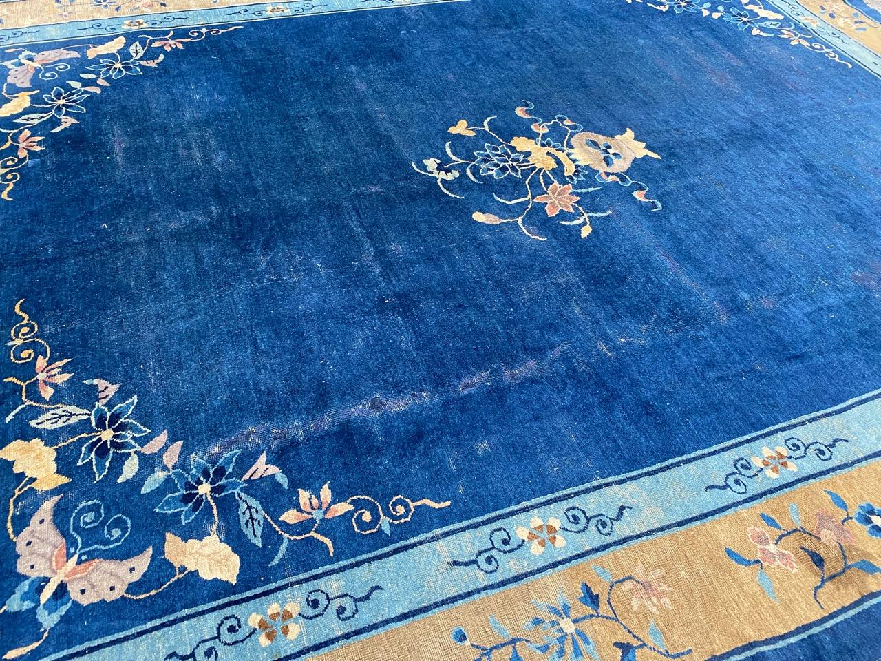 Bobyrug’s Nice Large Antique Chinese Rug 9