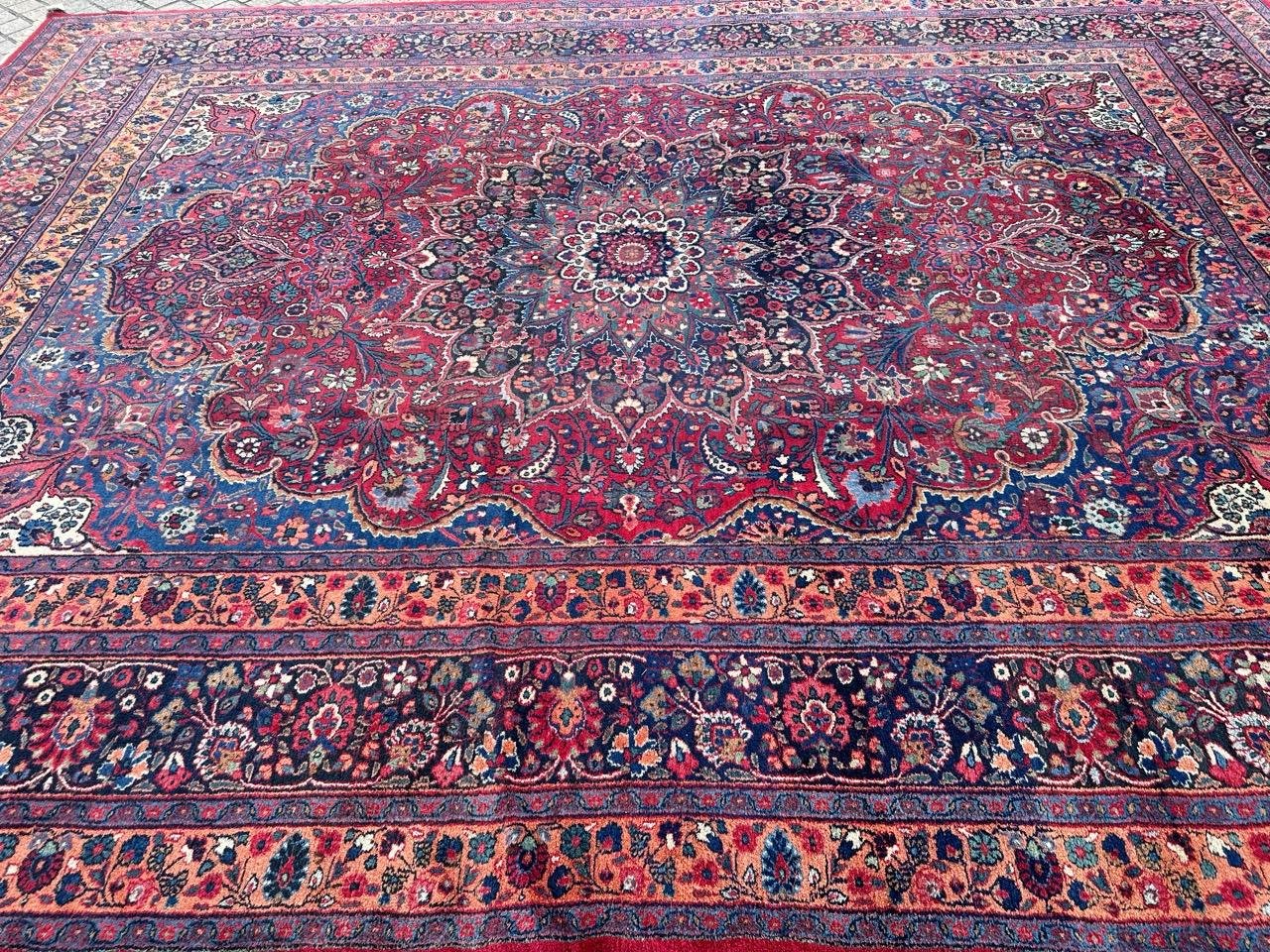 Bobyrug’s Nice Large Antique Dorokhsh Rug For Sale 10