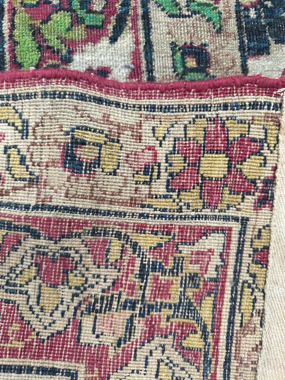 Bobyrug’s Nice large antique fine Kirman rug  For Sale 12