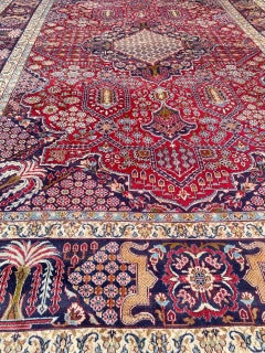 Bobyrug's Nice Large Mid Century Tabriz Teppich