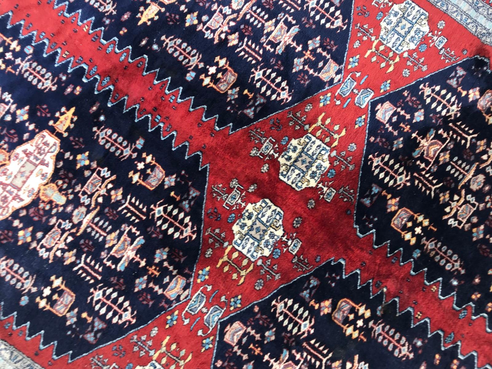 Hand-Knotted Nice Large Vintage Pakistani Rug