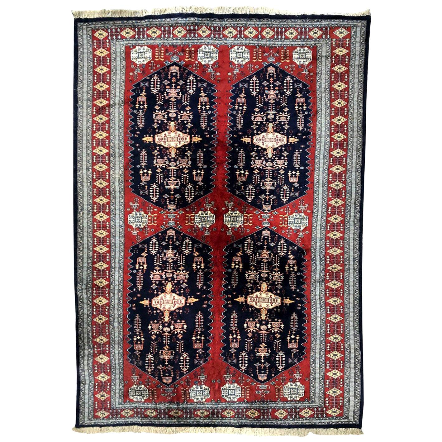 Bobyrug’s Nice Large Vintage Pakistani Rug