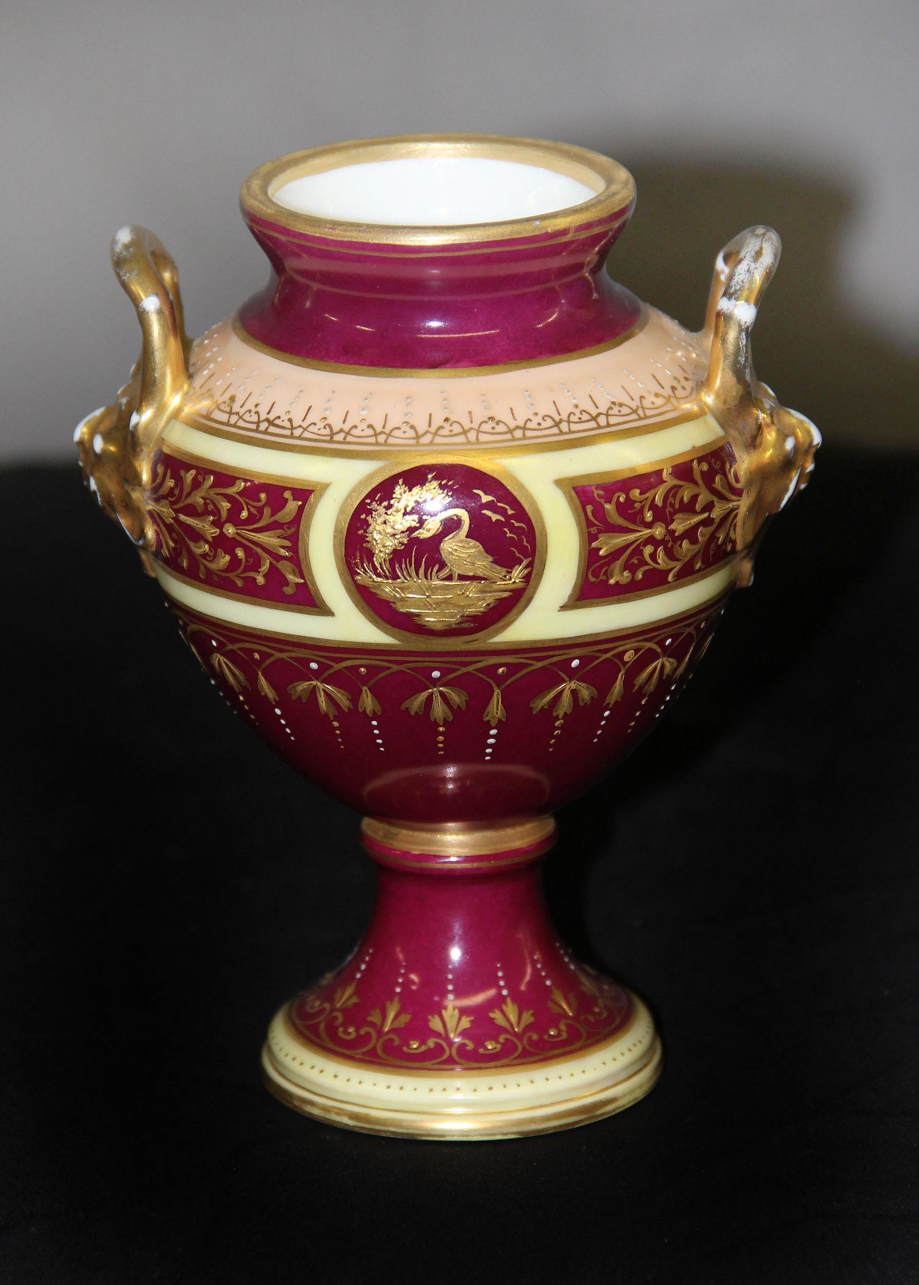 A nice late 19th century Sèvres style vase entitled 