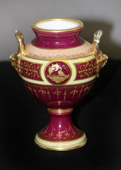 Nice Late 19th Century Sèvres Style Porcelain Vase Entitled "Cupids By Boucher"