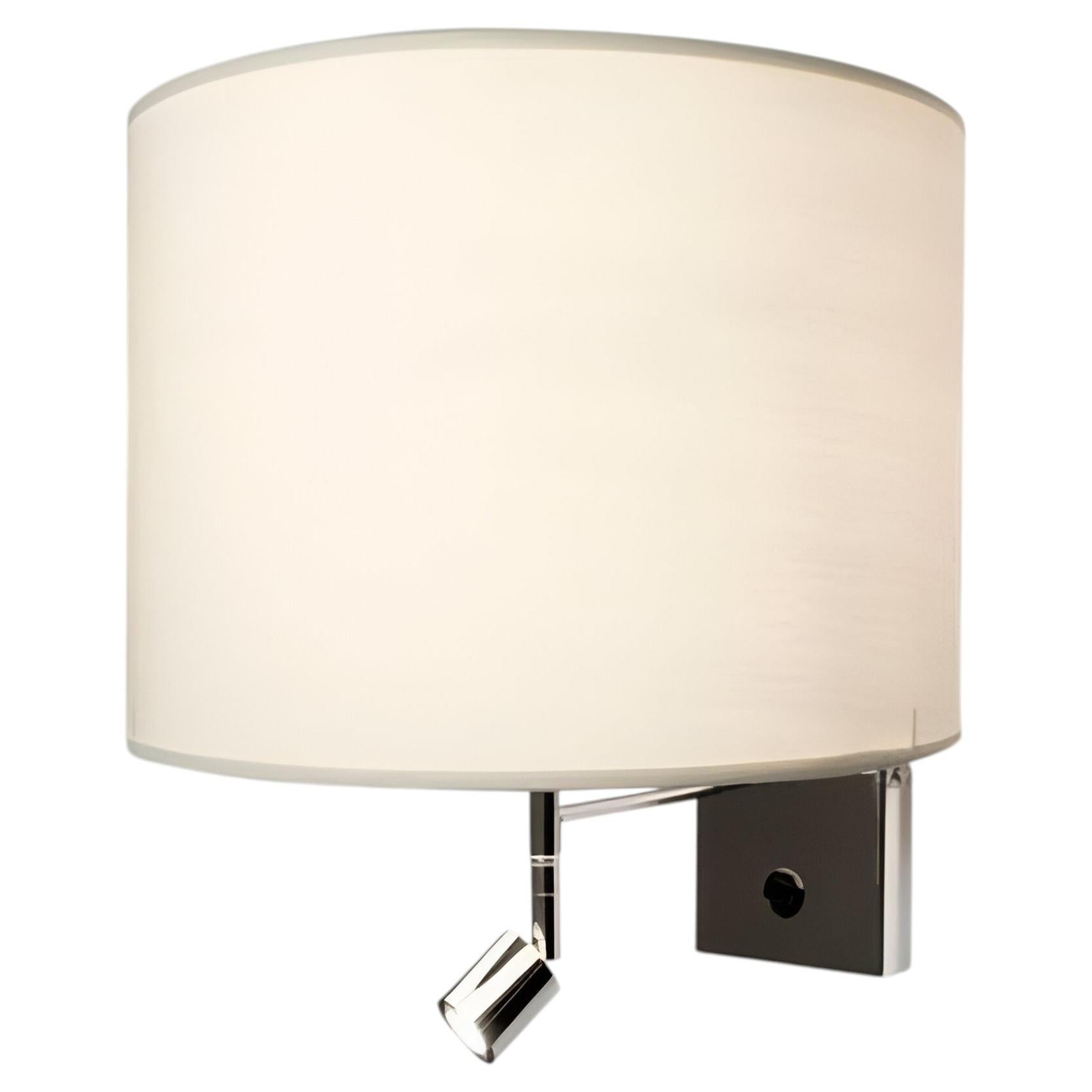 Nice LED & Ambient Wall Light in Antique Bronze by Aggiolight For Sale