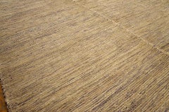 Nice Light Brown Ground Color Contemporary Handwoven Shaker Style Flat Weave Rug