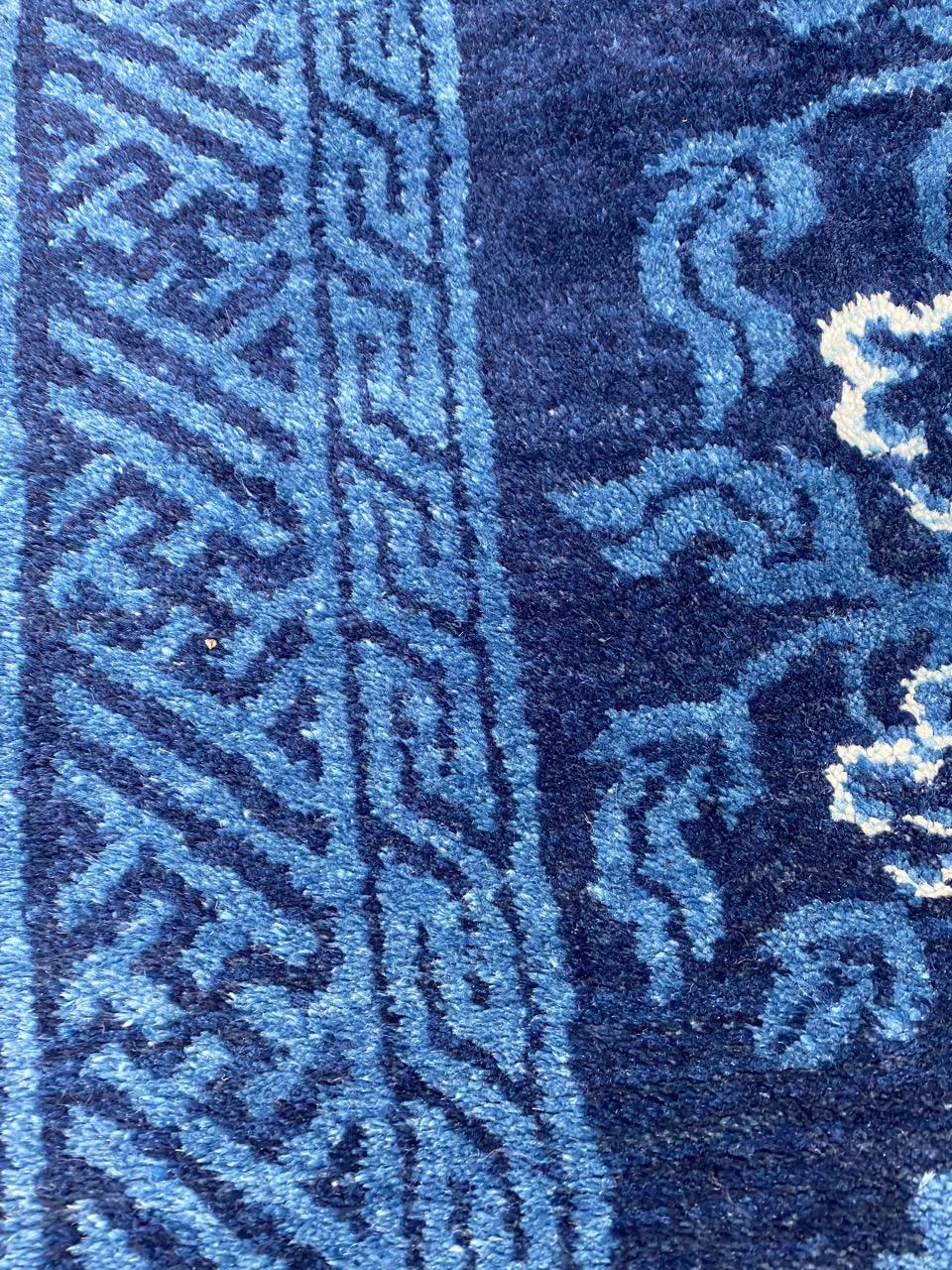Wool Nice Little Antique Chinese Rug