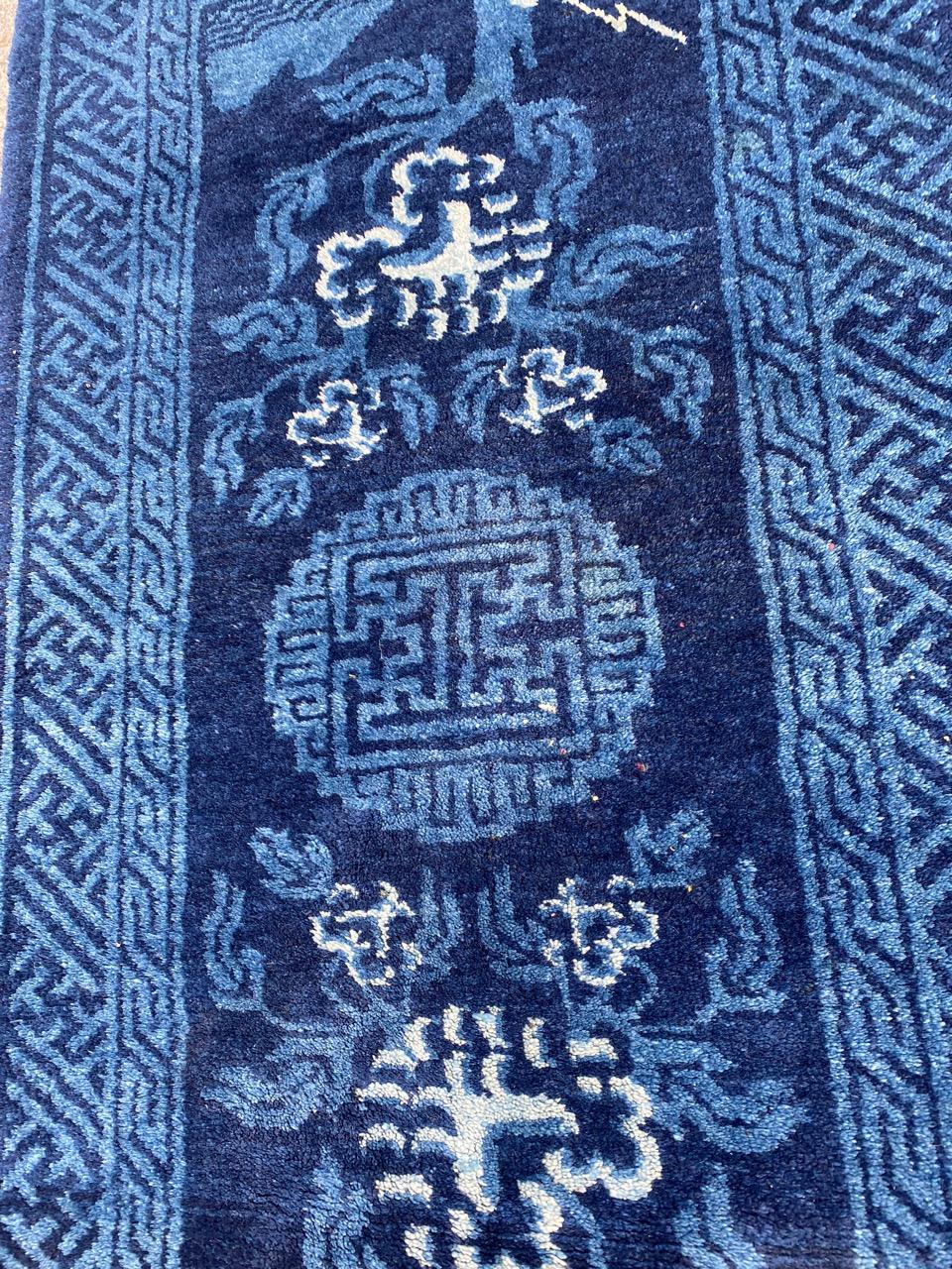 Nice Little Antique Chinese Rug 1