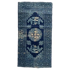 Bobyrug's Netter kleiner antiker chinesischer Teppich 