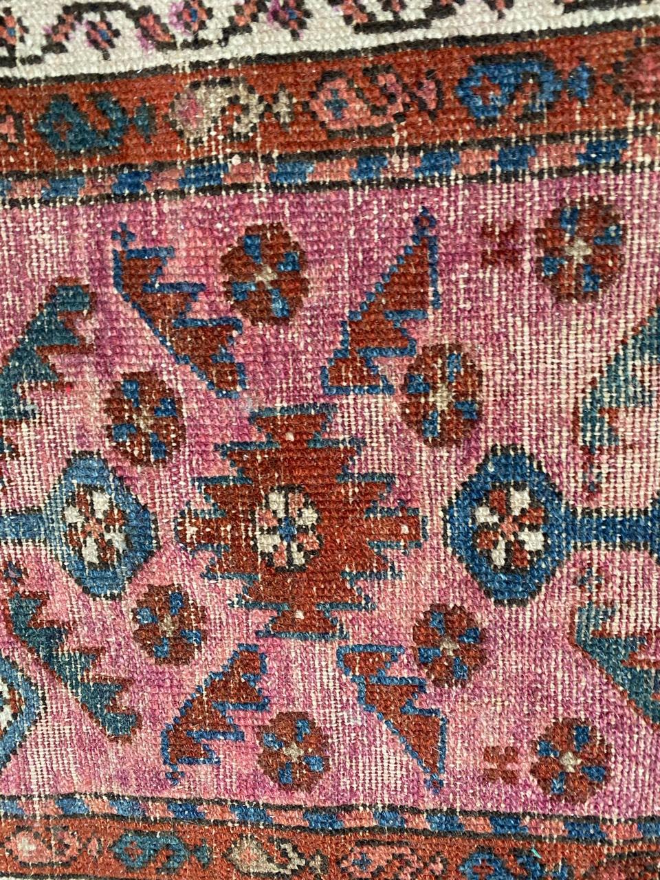 Central Asian Nice Little Antique North Western Rug For Sale