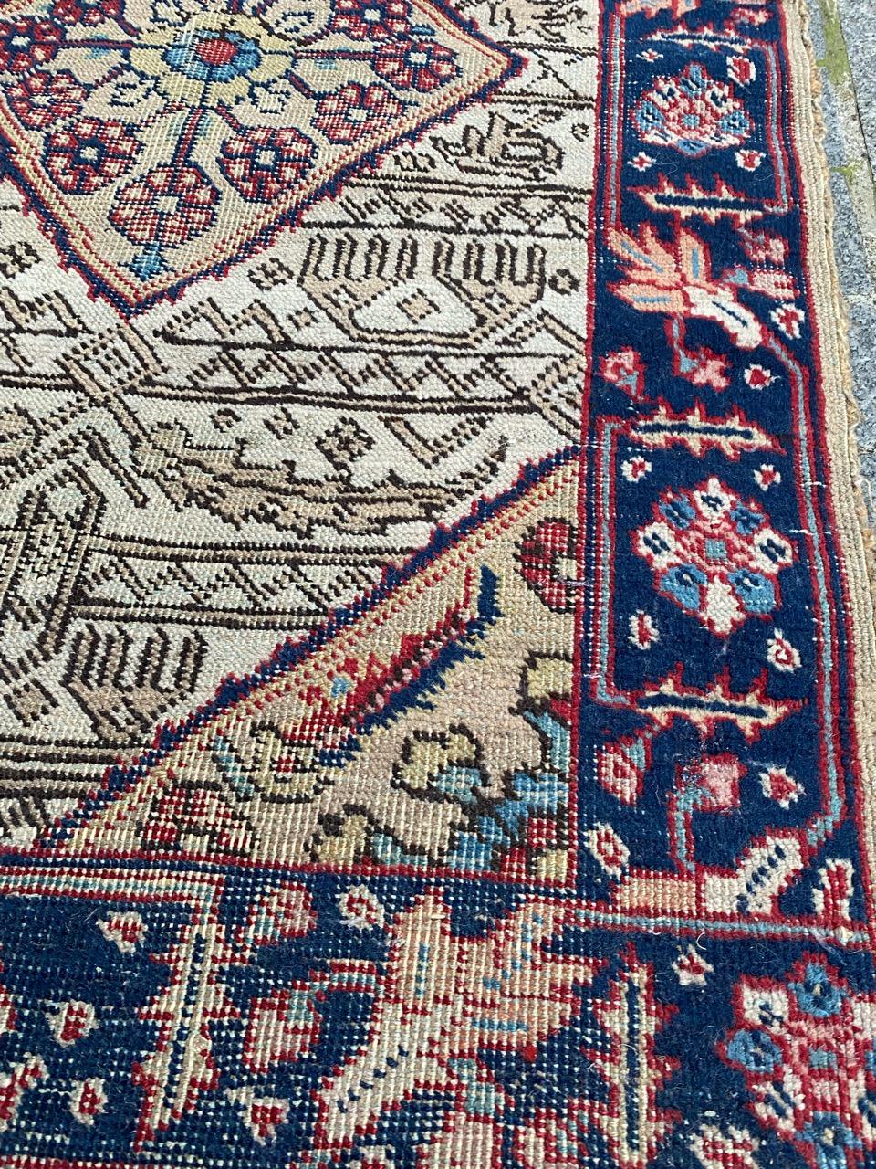 Il piccolo tappeto antico Tabriz di Bobyrug in vendita 10