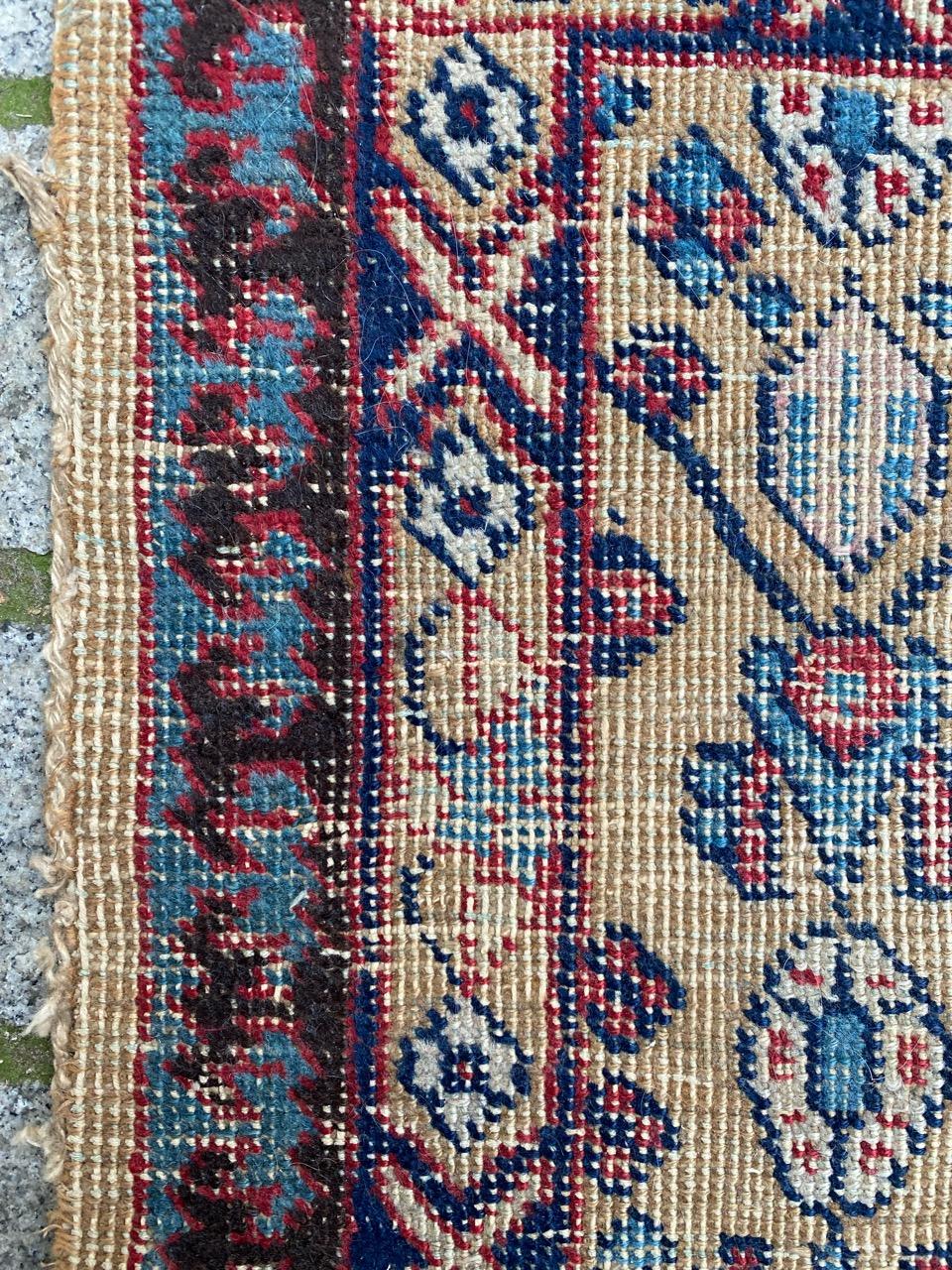 Bobyrugs netter kleiner antiker Täbris-Teppich (Handgeknüpft) im Angebot