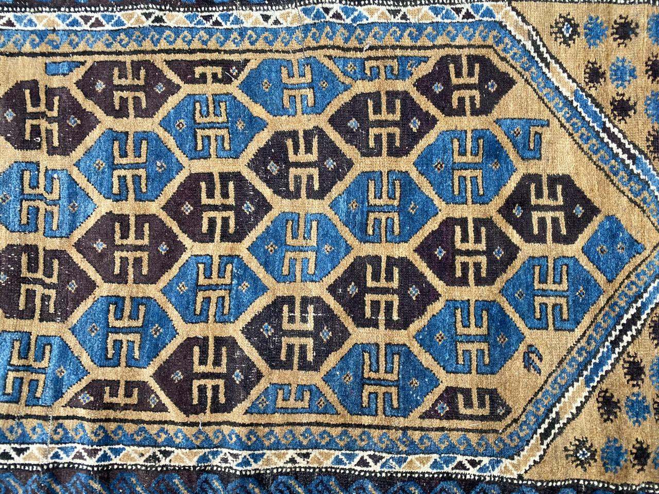 Nice Little Balutch Afghan Prayer Rug For Sale 3