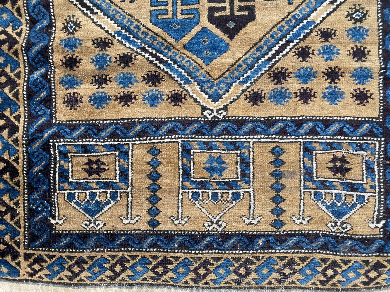 Tribal Nice Little Balutch Afghan Prayer Rug For Sale