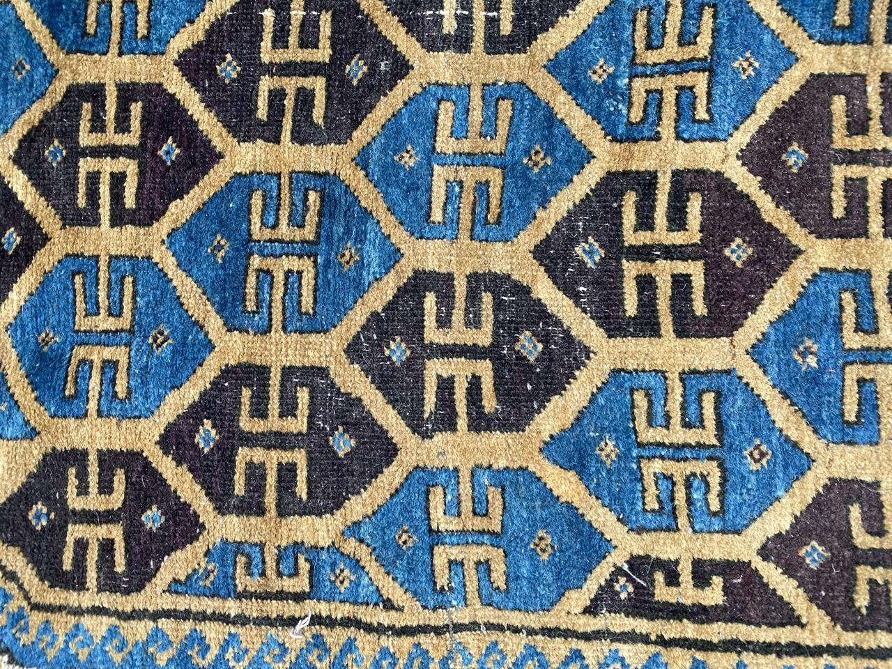 Nice Little Balutch Afghan Prayer Rug In Good Condition For Sale In Saint Ouen, FR