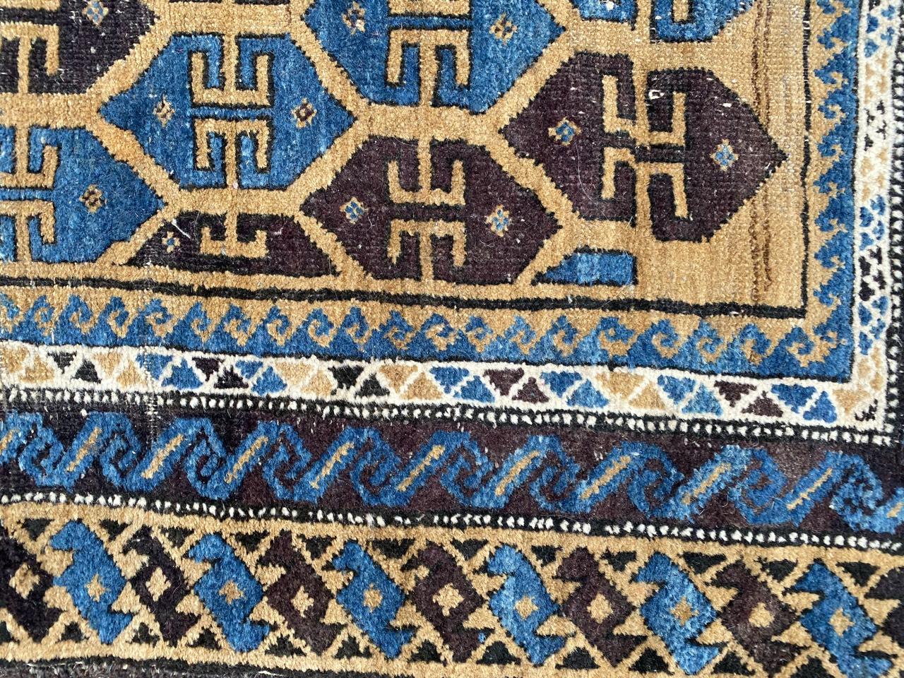 20th Century Nice Little Balutch Afghan Prayer Rug For Sale