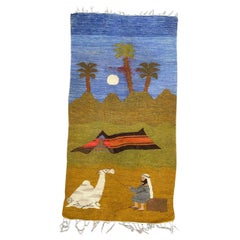 Nice Little Egyptian Vintage Tapestry