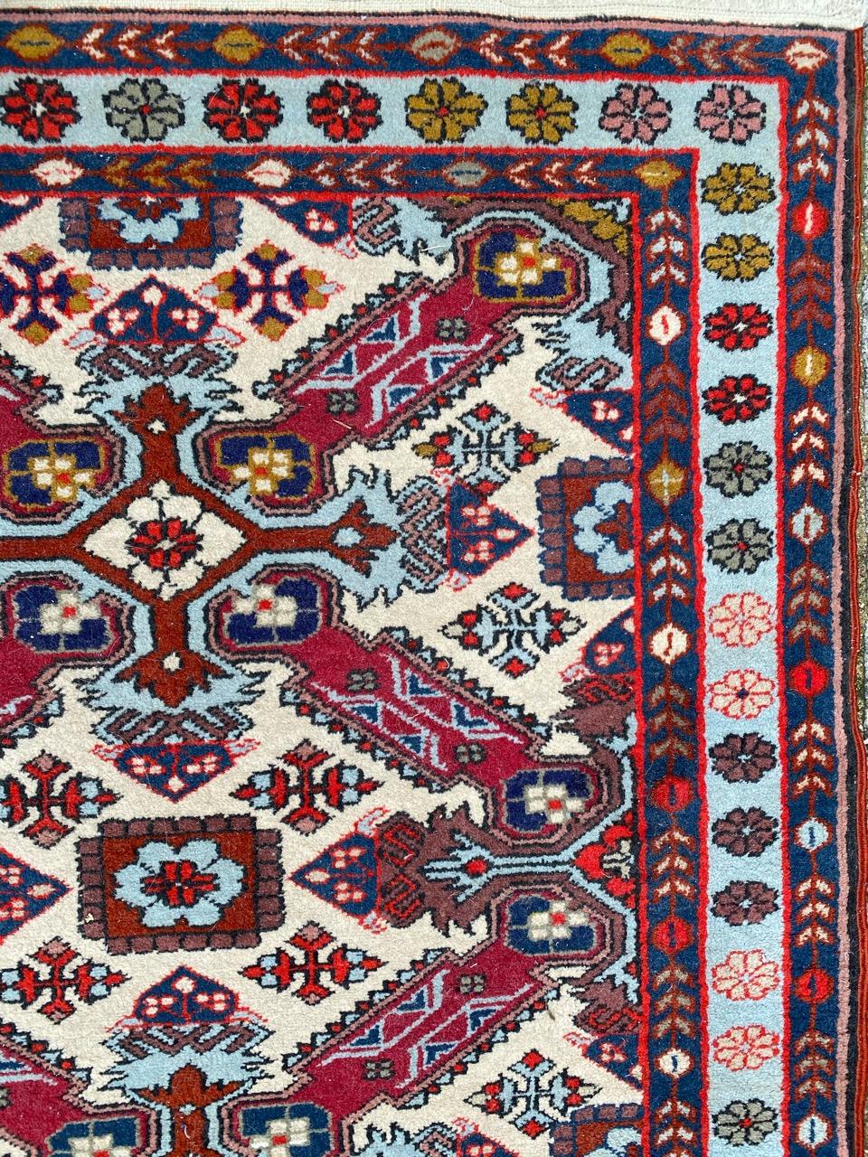 Kazak Nice Little Vintage Azerbaijan Shirwan Rug For Sale