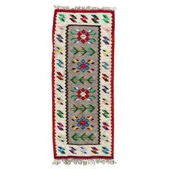 Nice Little Vintage Scandinavian Kilim