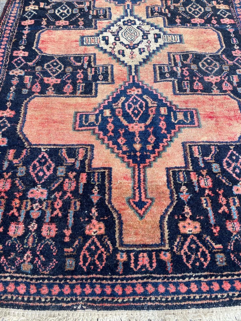 Un piccolo tappeto Senneh vintage in vendita 5