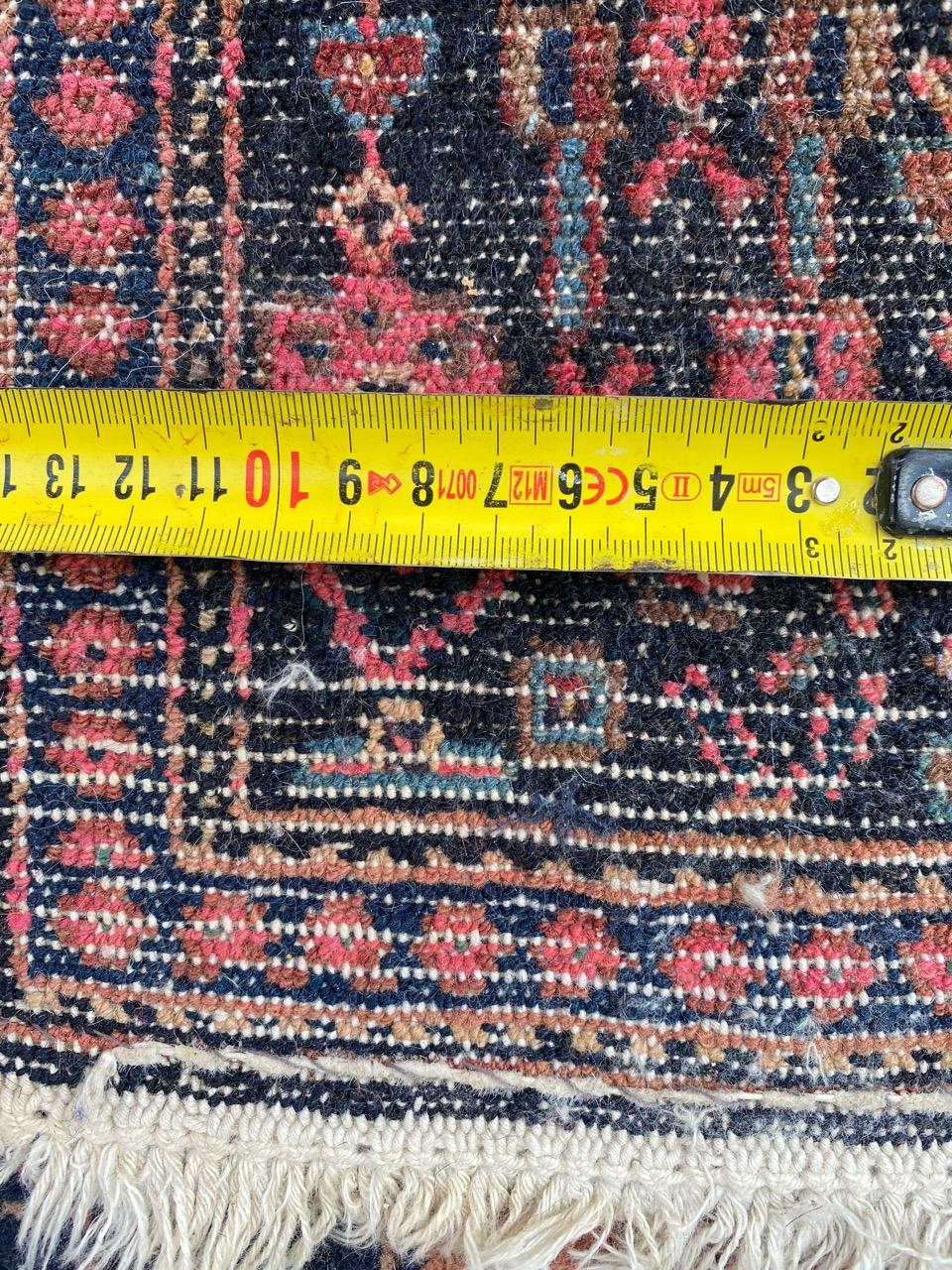 Un piccolo tappeto Senneh vintage in vendita 7