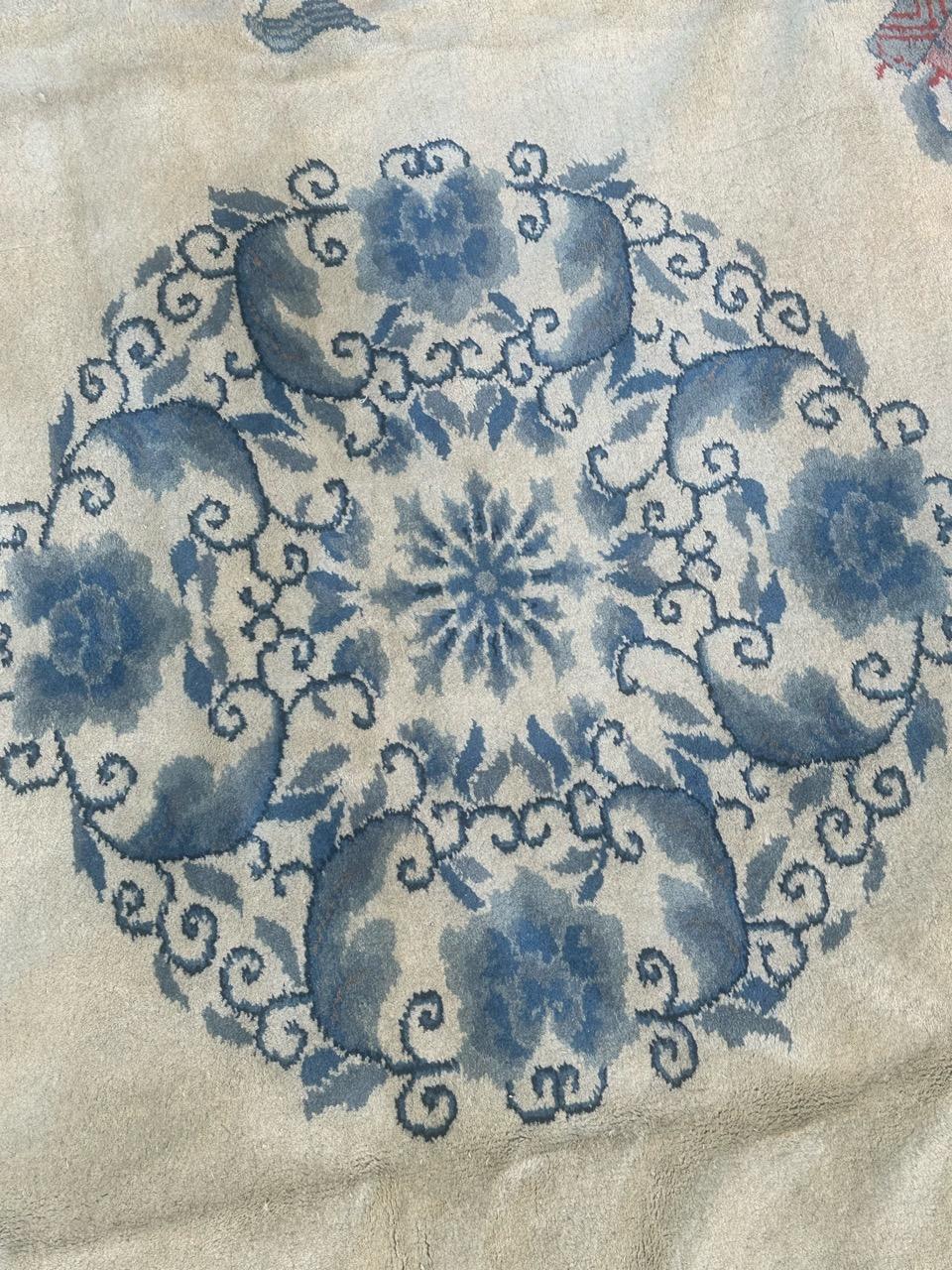 Nice mid century Chinese art deco rug For Sale 3