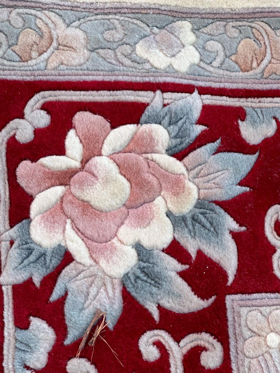 Nice mid century Chinese art deco rug For Sale 3