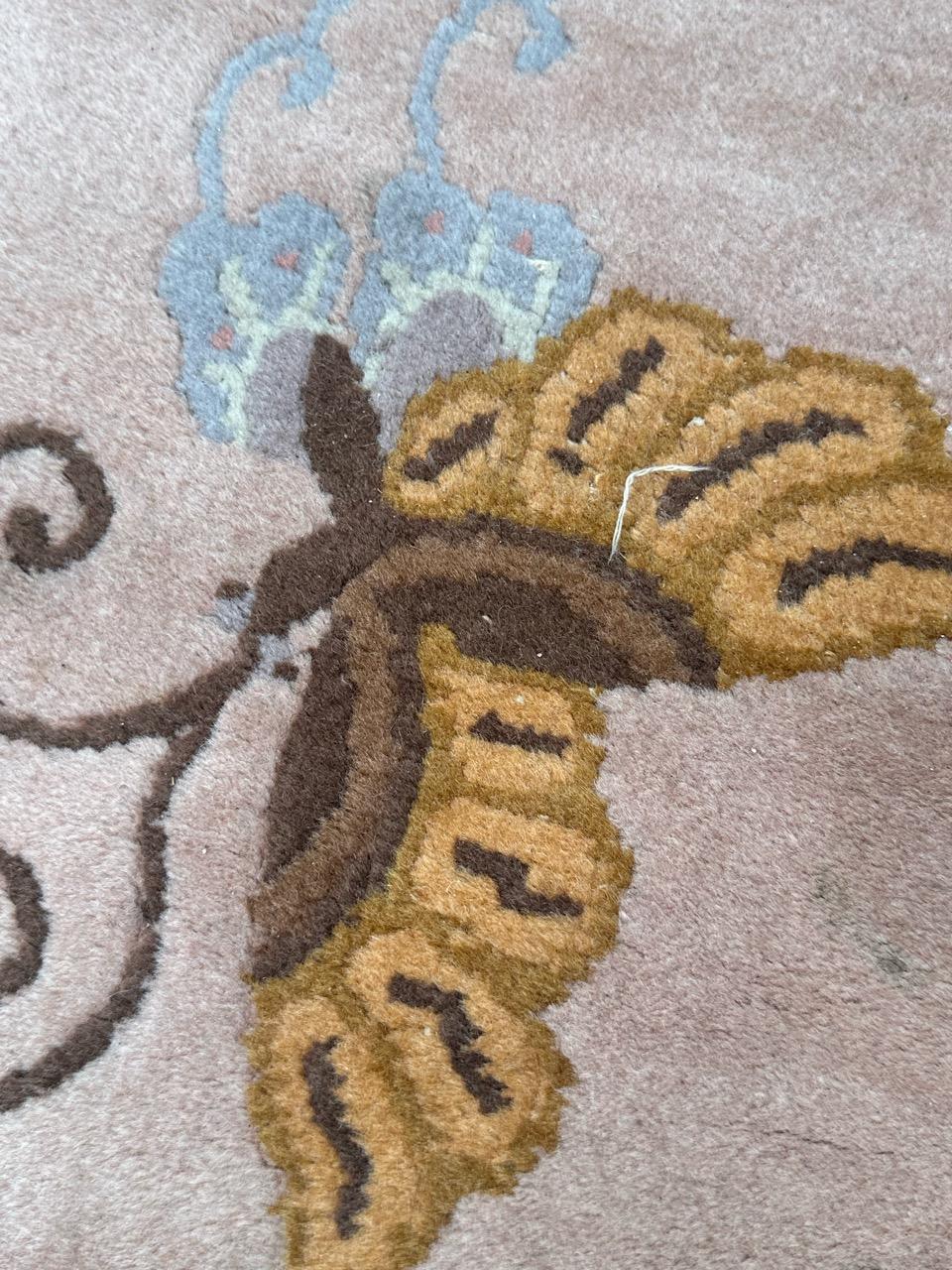Nice mid century Chinese art deco rug For Sale 3