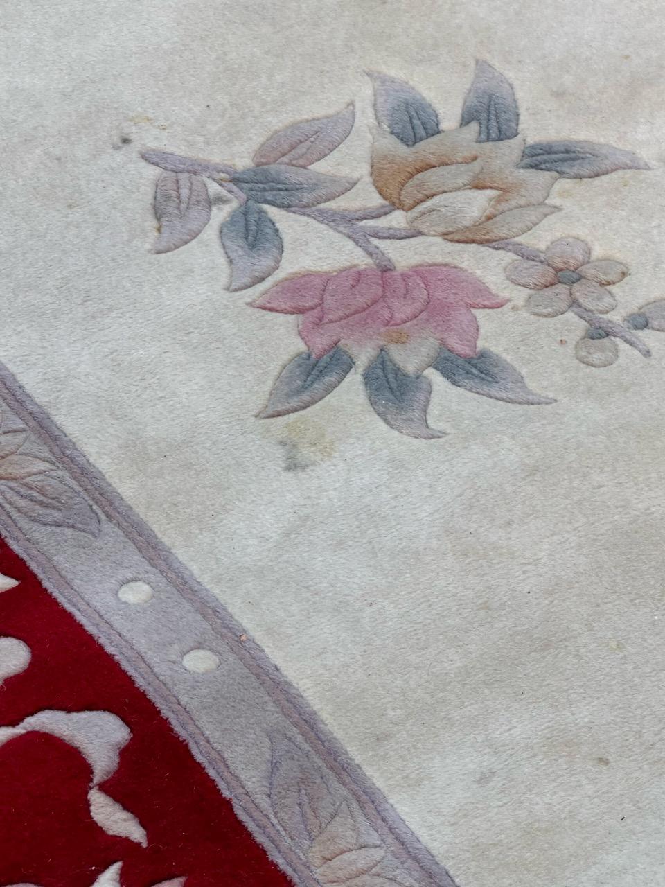 Nice mid century Chinese art deco rug For Sale 5