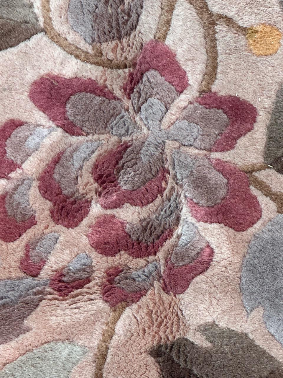 Nice mid century Chinese art deco rug For Sale 5