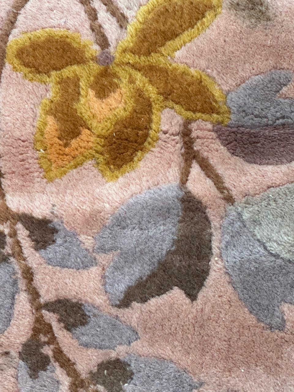 Nice mid century Chinese art deco rug For Sale 6