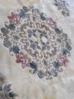 Nice mid century Chinese art deco rug
