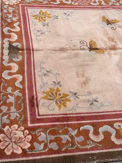 Nice mid century Chinese art deco rug