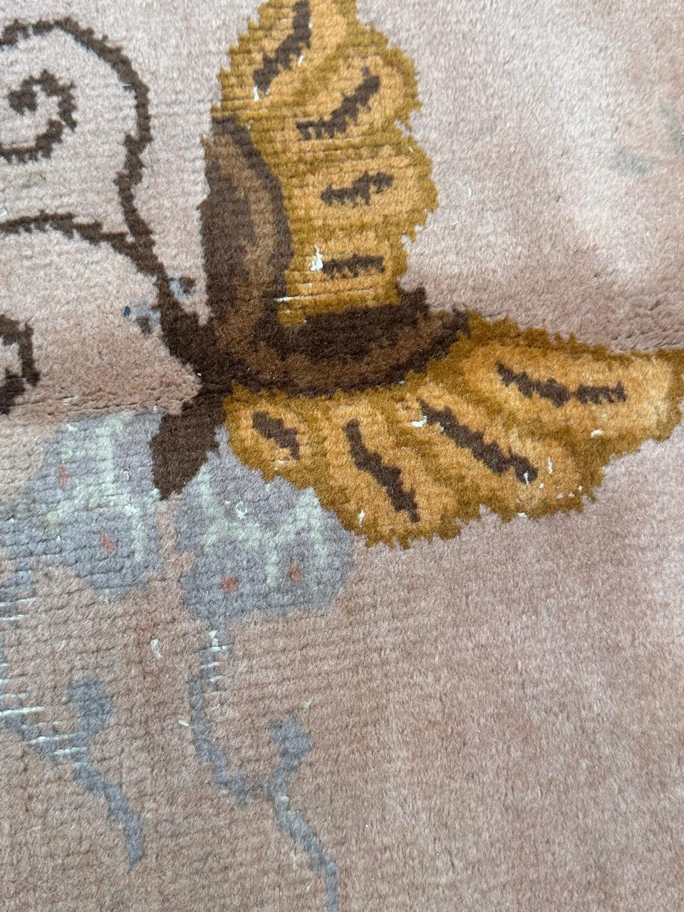 Nice mid century Chinese art deco rug For Sale 2