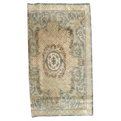 Beau tapis CNA Savonnerie du milieu du siècle dernier, réduit