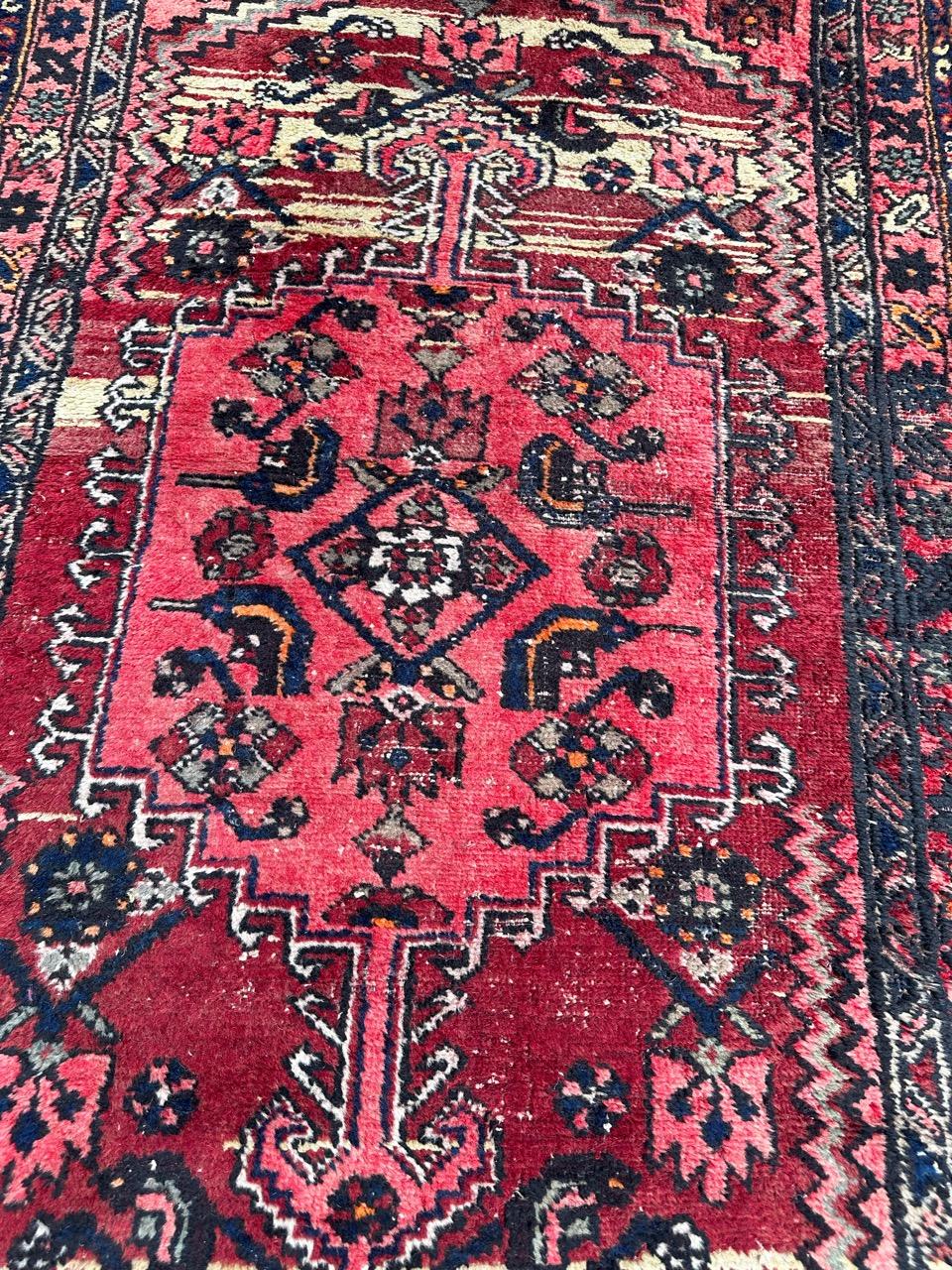Schöner Hamadan-Teppich aus der Mitte des Jahrhunderts im Angebot 2