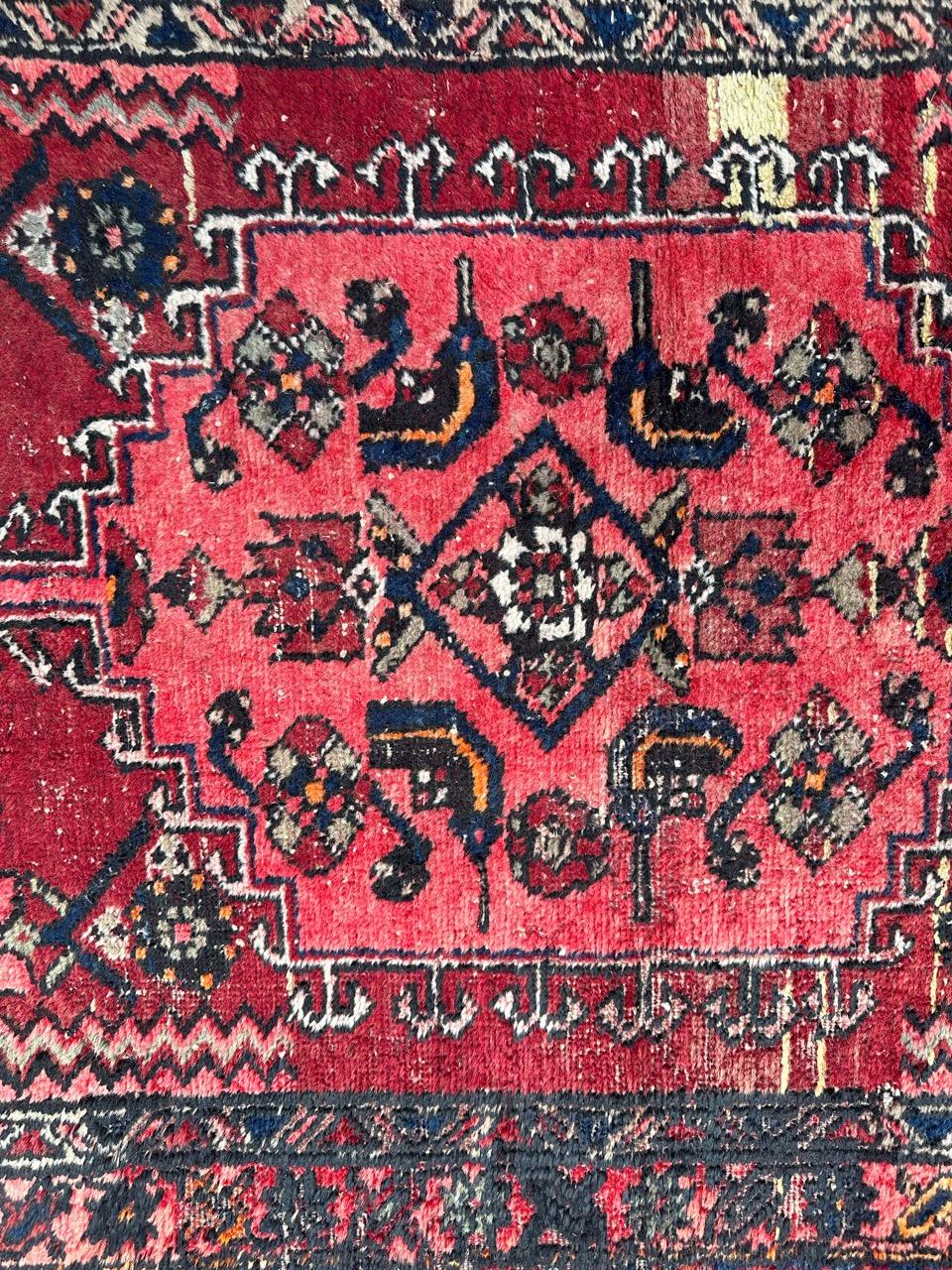 Schöner Hamadan-Teppich aus der Mitte des Jahrhunderts im Angebot 5