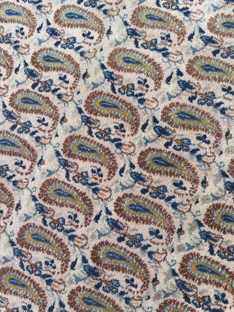 Bobyrug's Schöner Kashan-Teppich aus der Mitte des Jahrhunderts im Angebot 3