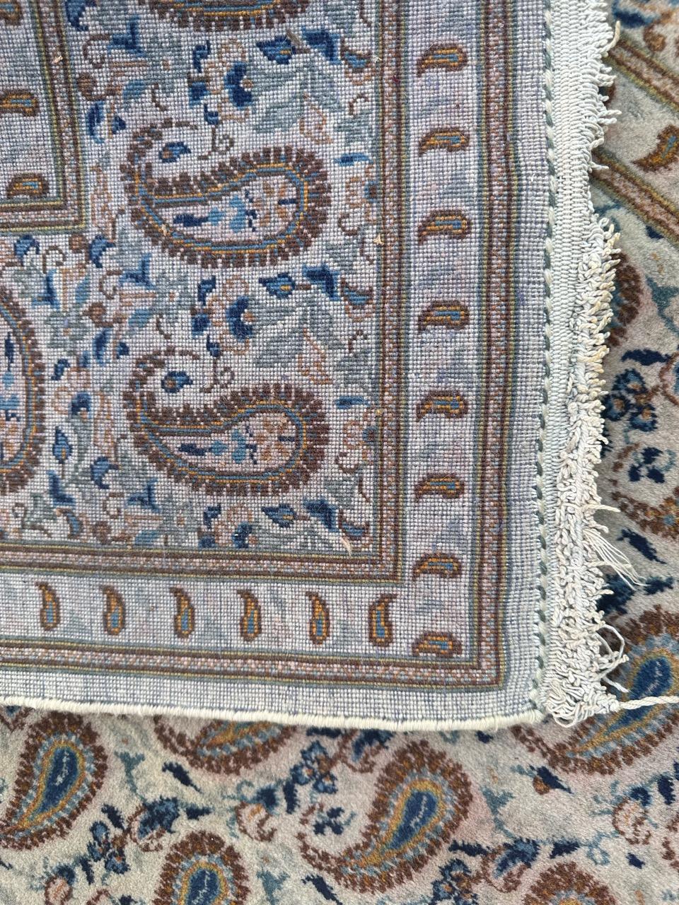 Bobyrug's Schöner Kashan-Teppich aus der Mitte des Jahrhunderts im Angebot 8