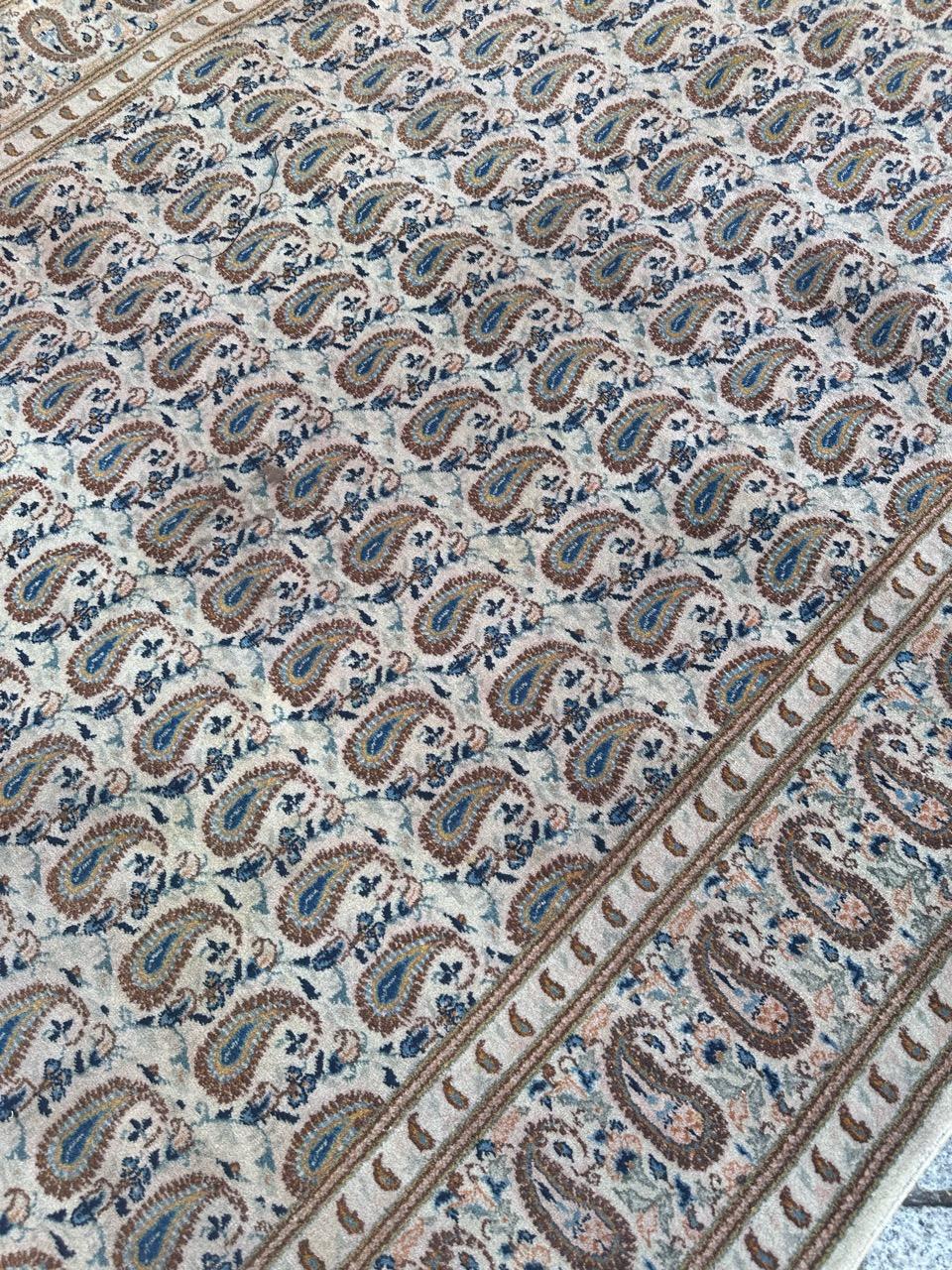 Bobyrug's Schöner Kashan-Teppich aus der Mitte des Jahrhunderts im Angebot 1