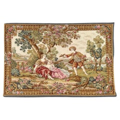 Bobyrug's Nice Midcentury France Aubusson Style Jaquar Tapisserie